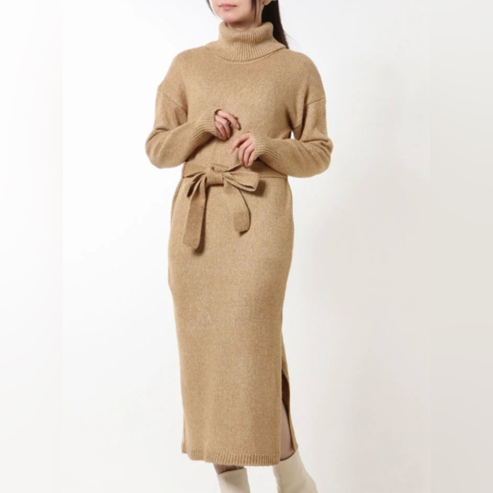 Rachel Zoe Camel Knit Sweater